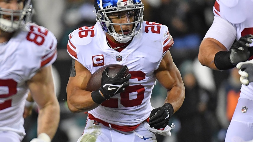 NFL: NFC Divisional Round-New York Giants at Philadelphia Eagles, saquon barkley