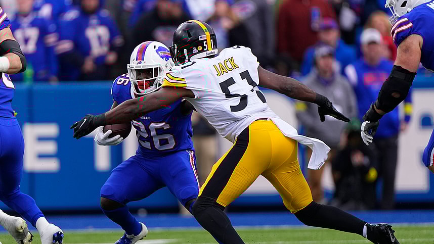 NFL: Pittsburgh Steelers at Buffalo Bills, myles jack, new york giants