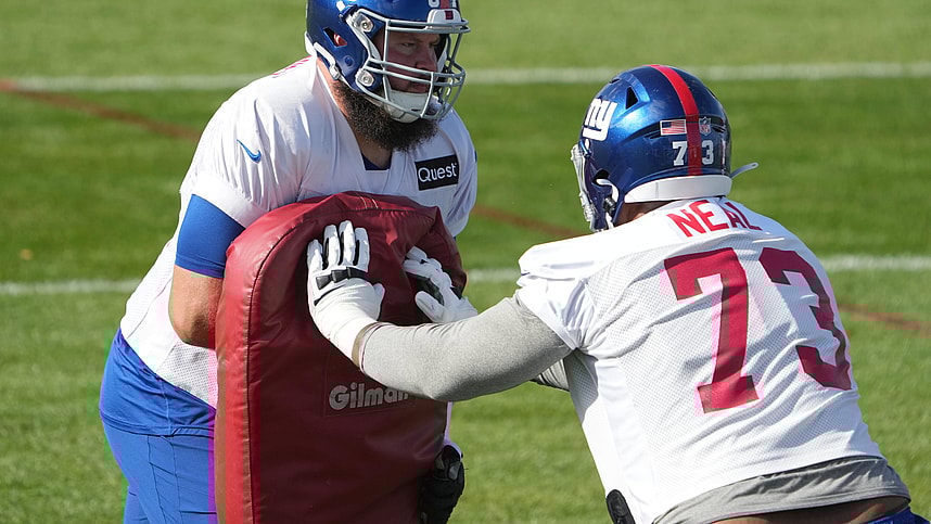 New York Giants, NYG, Giants, Evan Neal, Mark Glowinski