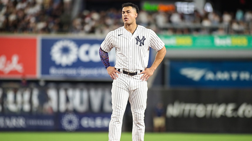 mlb: boston red sox at new york yankees, giancarlo stanton