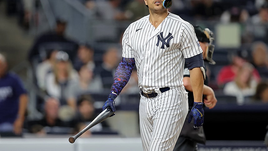 mlb: washington nationals at new york yankees, giancarlo stanton