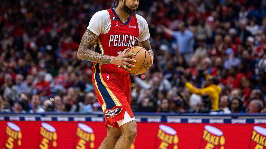 nba: new york knicks at new orleans pelicans, brandon ingram