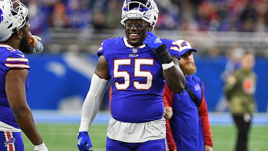 nfl: cleveland browns at buffalo bills, boogie basham, new york giants