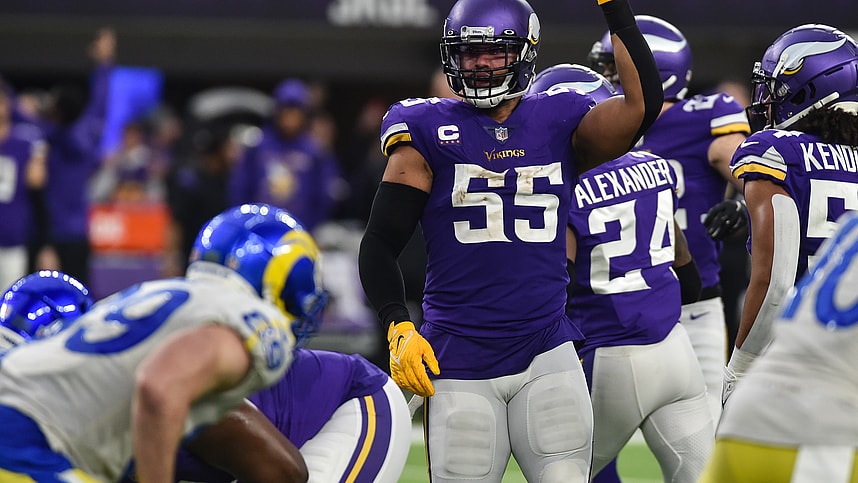 nfl: los angeles rams at minnesota vikings, anthony barr, new york giants
