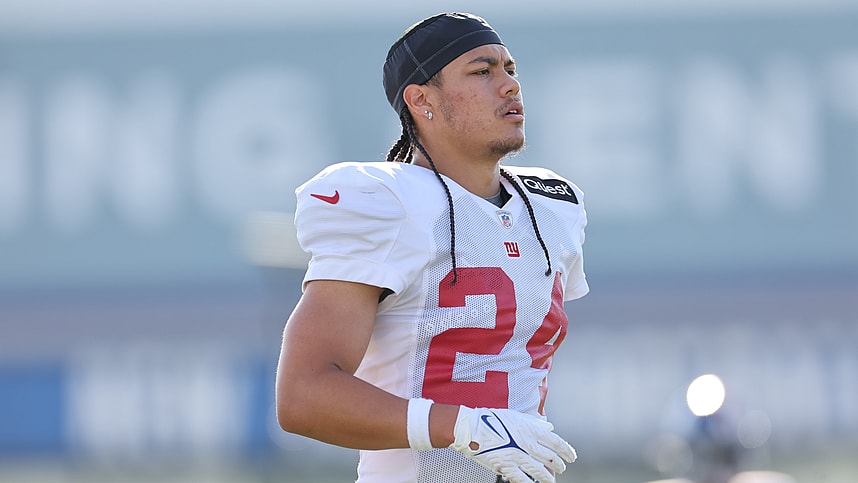 nfl: new york giants training camp, dane belton