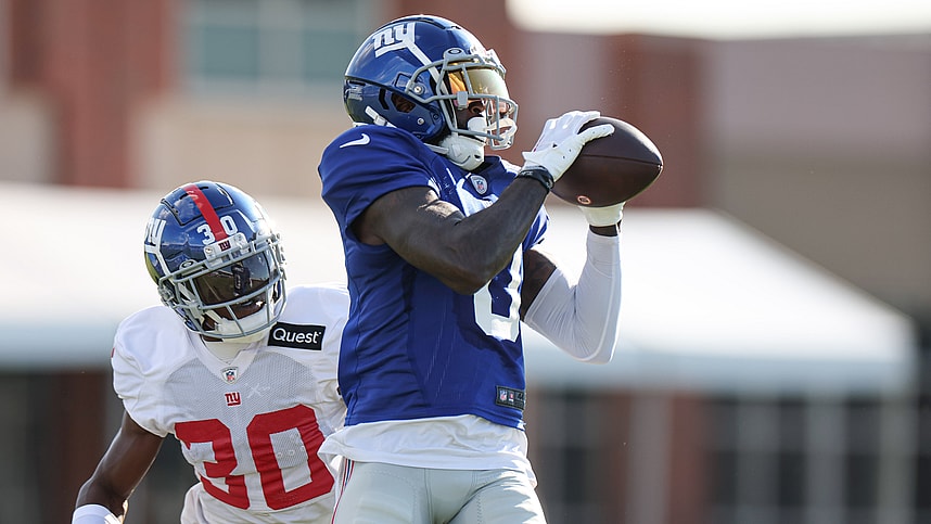 nfl: new york giants training camp, parris campbell