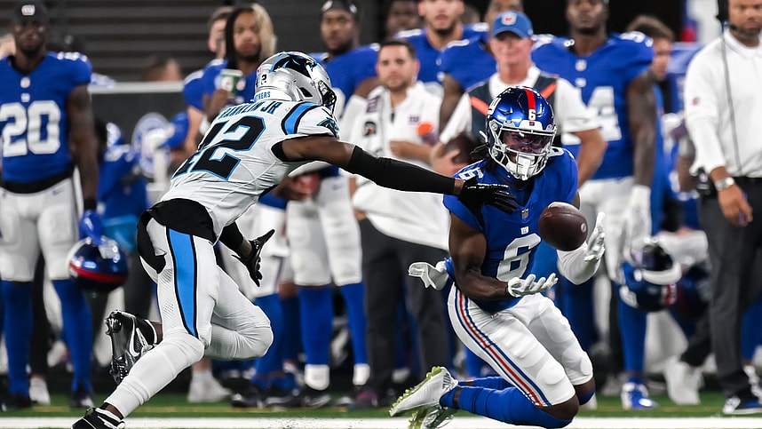nfl: preseason-carolina panthers at new york giants, bryce ford-wheaton