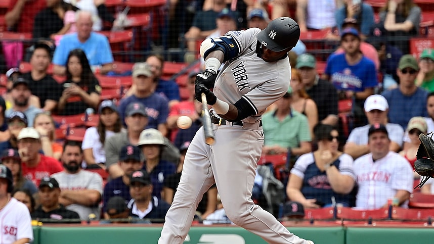 mlb: game one-new york yankees at boston red sox, estevan florial