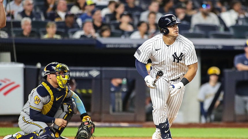 mlb: milwaukee brewers at new york yankees, jasson dominguez
