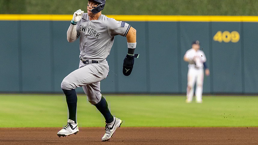 mlb: new york yankees at houston astros, aaron judge