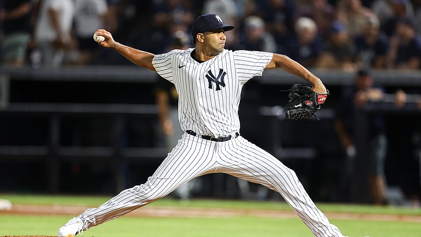 mlb: spring training-pittsburgh pirates at new york yankees, yoendrys gomez