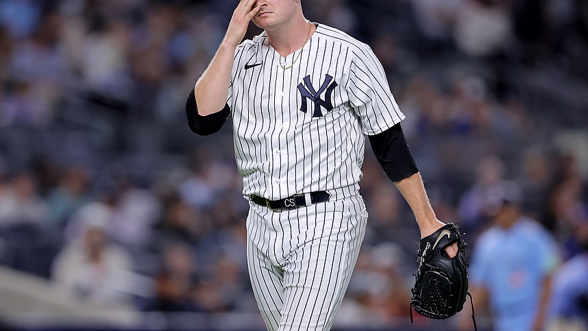 mlb: toronto blue jays at new york yankees, clarke schmidt
