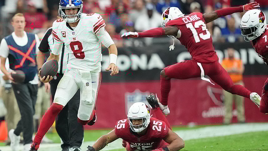 nfl: new york giants at arizona cardinals, daniel jones