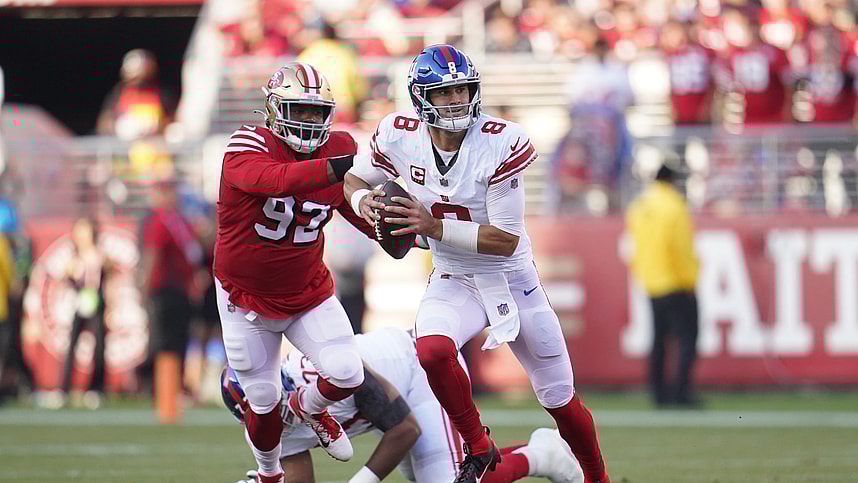 nfl: new york giants at san francisco 49ers, daniel jones