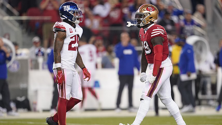 nfl: new york giants at san francisco 49ers, xavier mckinney