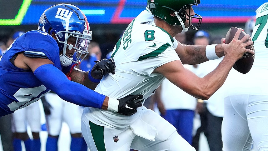 nfl: preseason-new york jets at new york giants, isaiah simmons