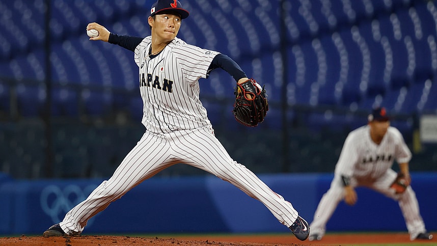 olympics: baseball-men semifinal - jpn-kor, yoshinobu yamamoto, yankees