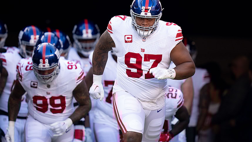 New York Giants defensive tackle Dexter Lawrence II (97) before the game against the San Francisco 49ers at Levi's Stadium