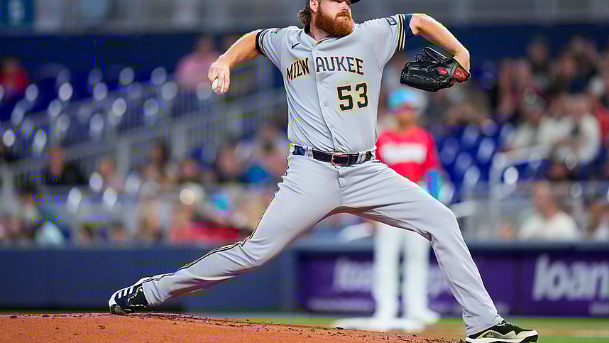 mlb: milwaukee brewers at miami marlins, yankees, brandon woodruff, mets