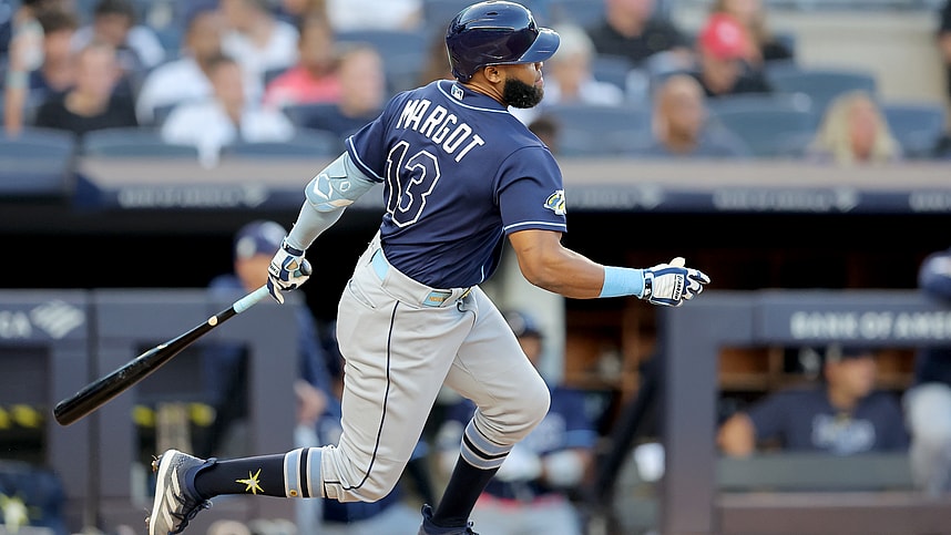 mlb: tampa bay rays at new york yankees, manuel margot