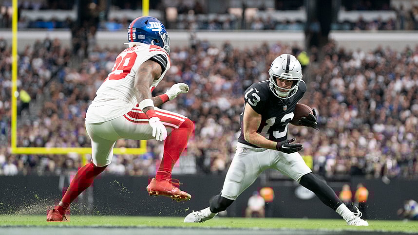 nfl: new york giants at las vegas raiders, xavier mckinney