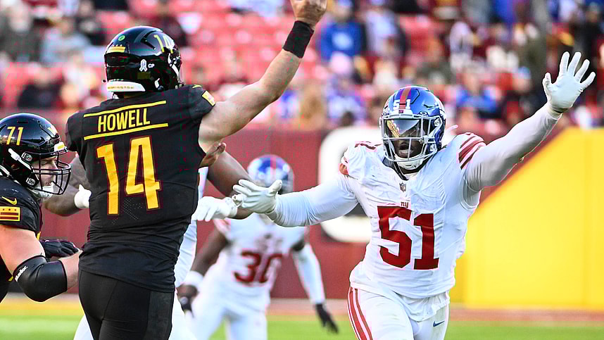 nfl: new york giants at washington commanders, azeez ojulari