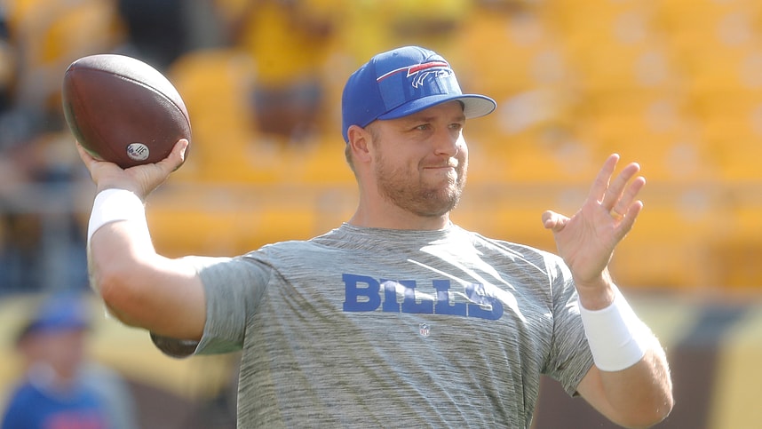nfl: preseason-buffalo bills at pittsburgh steelers, matt barkley, new york giants