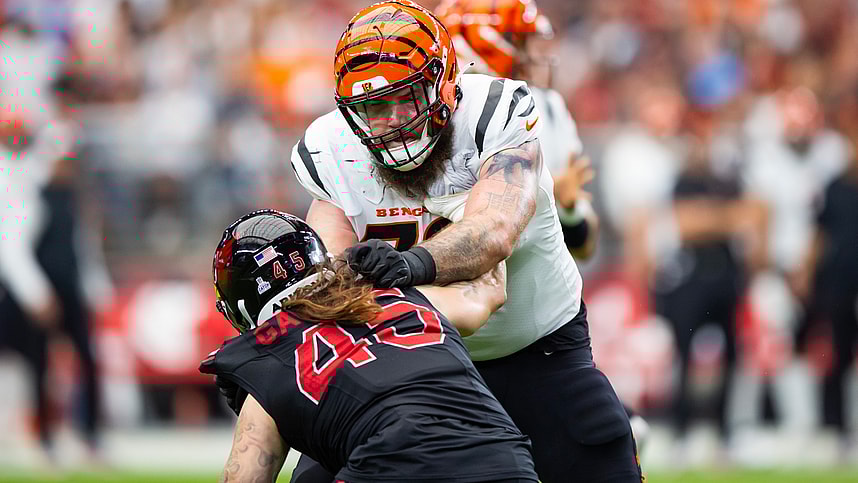 Cincinnati Bengals offensive tackle Jonah Williams (73) against the Arizona Cardinals at State Farm Stadium (New York Giants)