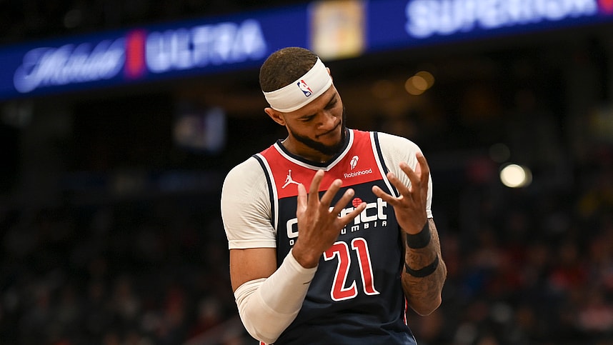 Washington Wizards center Daniel Gafford (21) (New York Knicks trade target)