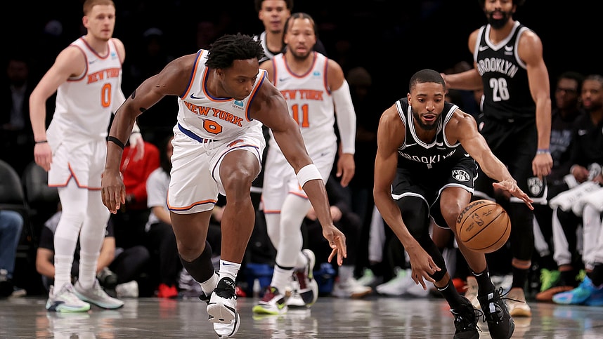 NBA: New York Knicks at Brooklyn Nets