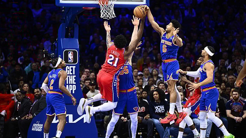 NBA: New York Knicks at Philadelphia 76ers