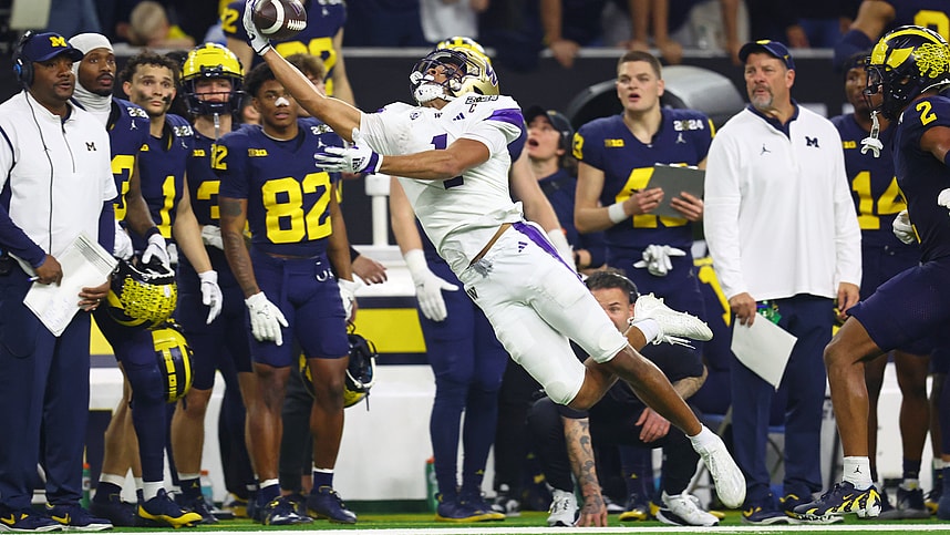Washington Huskies wide receiver Rome Odunze (New York Giants prospect)