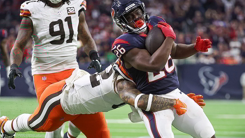 Houston Texans running back Devin Singletary (26) (New York Giants)