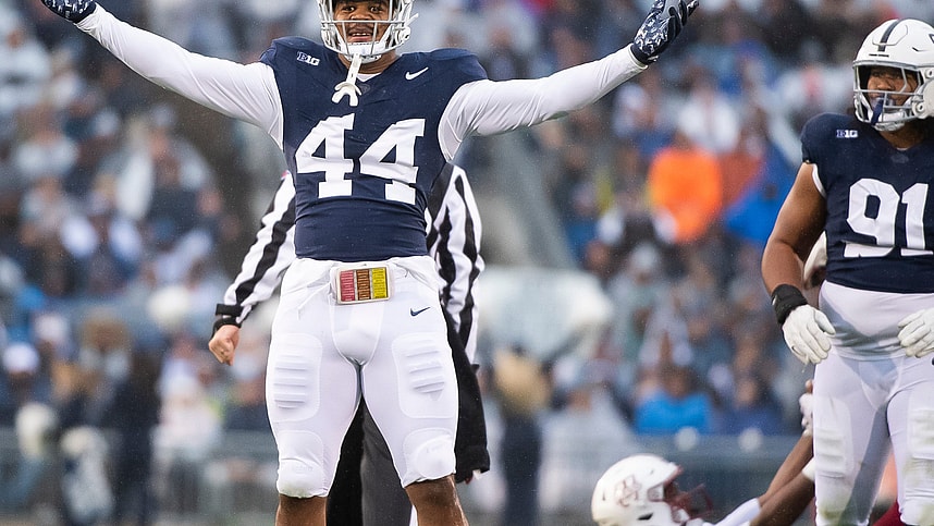 Penn State defensive end Chop Robinson (44) (New York Giants prospect)