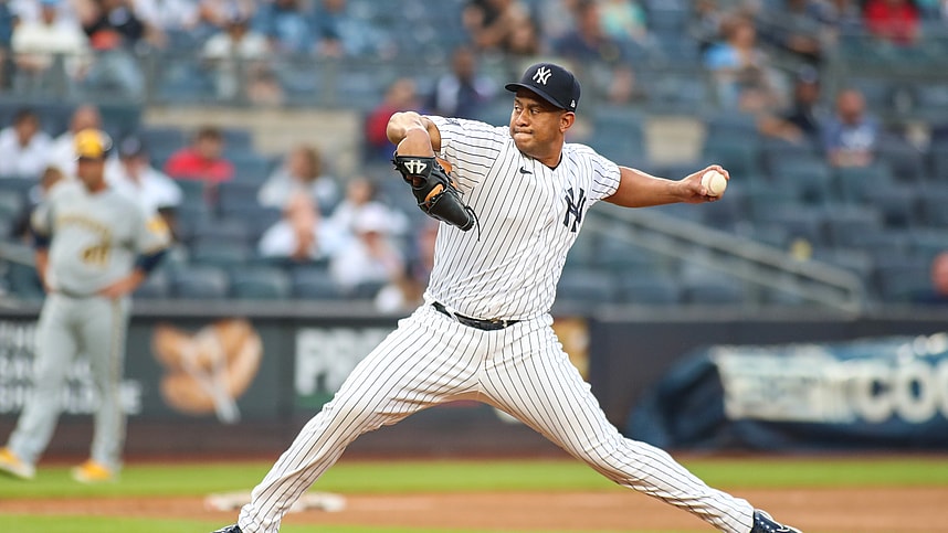 mlb: milwaukee brewers at new york yankees, wandy peralta