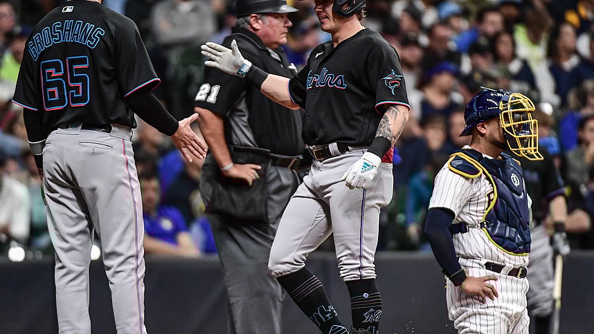 MLB: Miami Marlins at Milwaukee Brewers