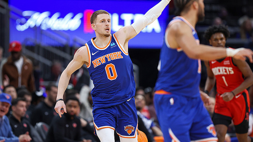 New York Knicks guard Donte DiVincenzo