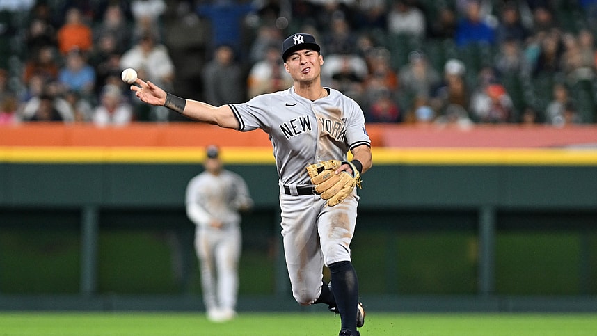 mlb: new york yankees at detroit tigers, anthony volpe