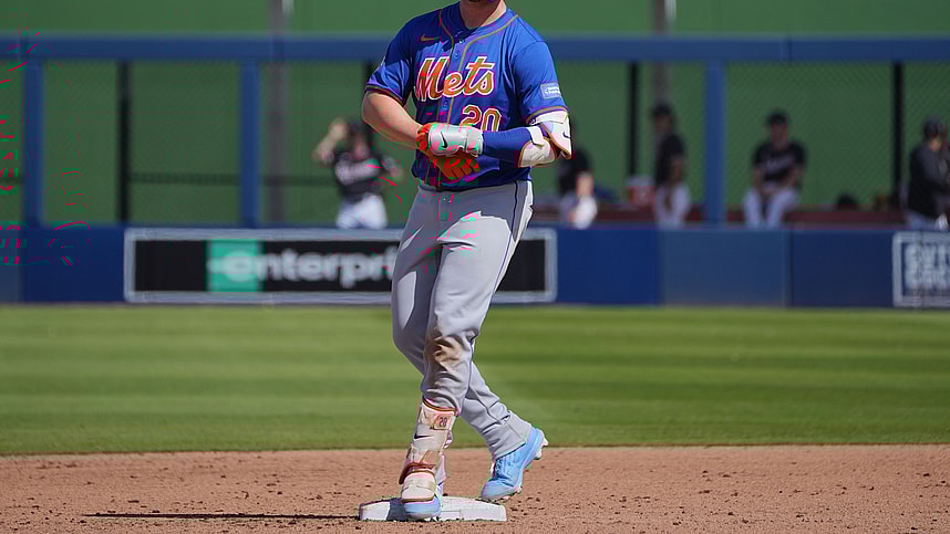 mlb: spring training-new york mets at washington nationals, pete alonso