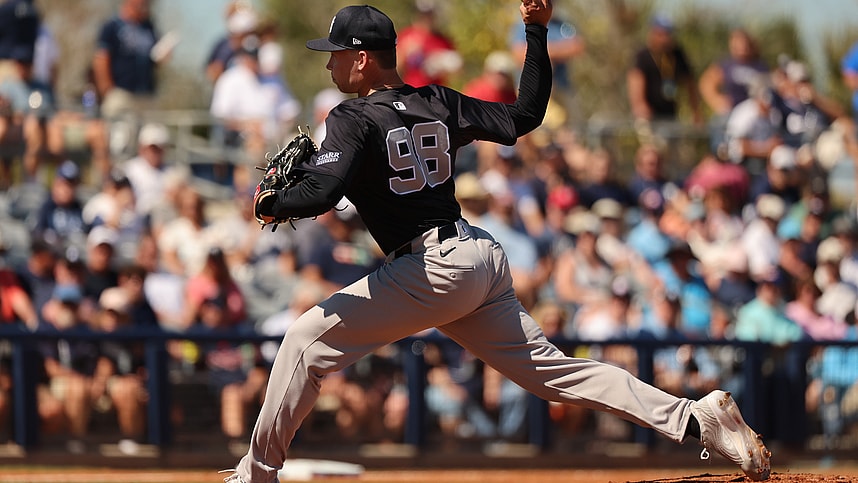 mlb: spring training-new york yankees at tampa bay rays, will warren