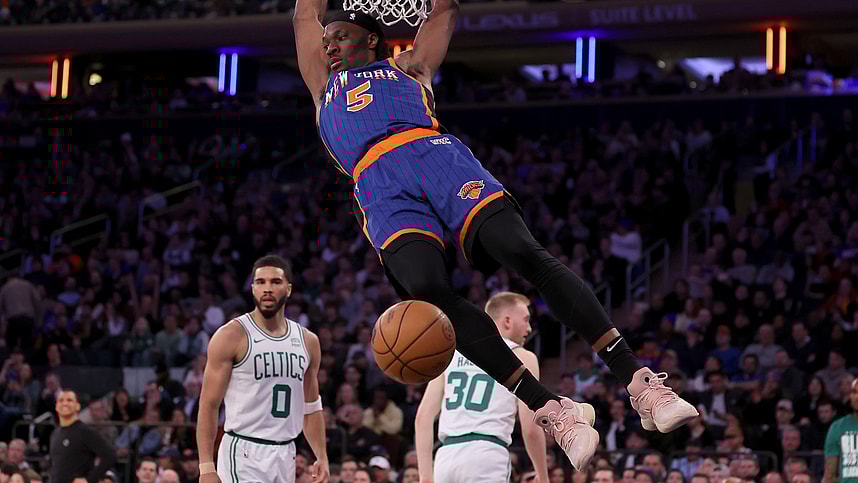 nba: boston celtics at new york knicks, precious achiuwa