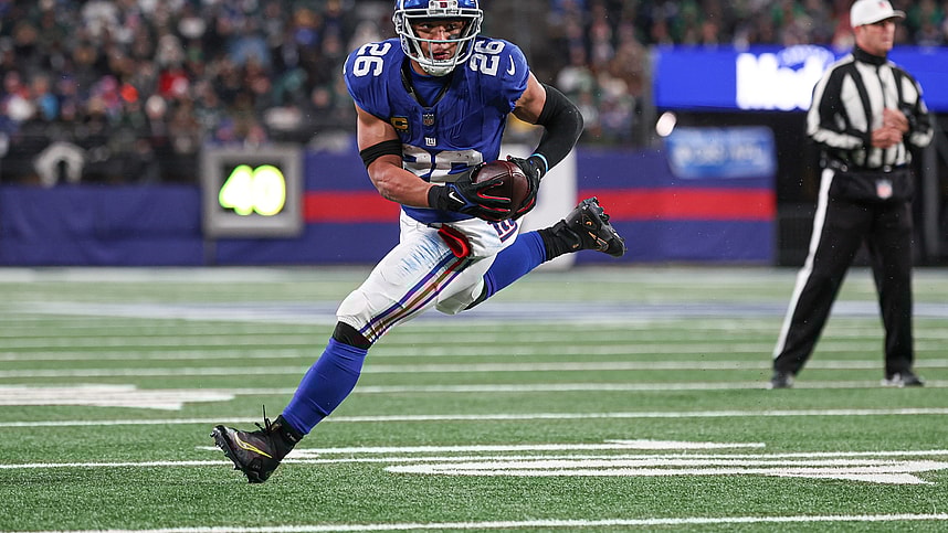 nfl: philadelphia eagles at new york giants, saquon barkley