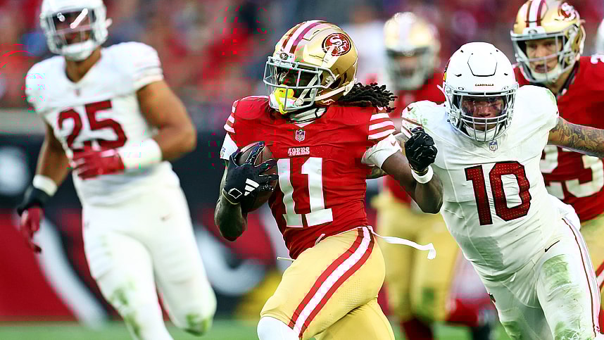 nfl: san francisco 49ers at arizona cardinals, brandon aiyuk, new york giants