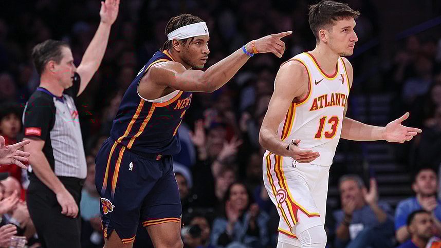 NBA: Atlanta Hawks at New York Knicks