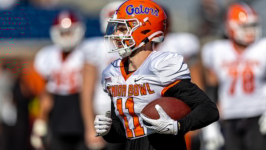 National wide receiver Ricky Pearsall of Florida (11) (New York Giants draft target)