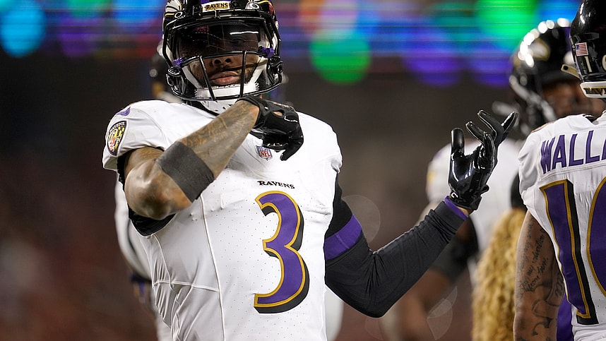 Baltimore Ravens wide receiver Odell Beckham Jr. (3) (New York Giants)