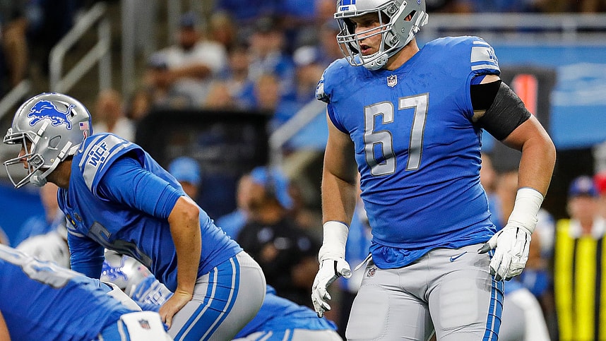 Detroit Lions offensive tackle Matt Nelson (Giants)