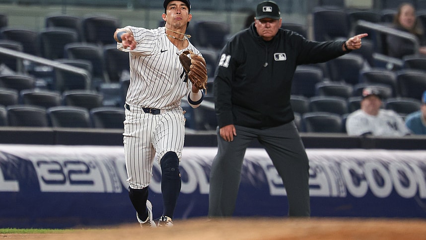MLB: Oakland Athletics at New York Yankees, oswaldo cabrera