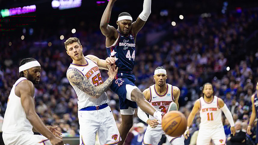 NBA: New York Knicks at Philadelphia 76ers