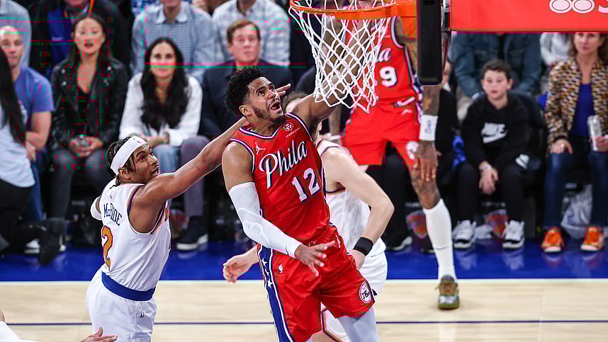 NBA: Playoffs-Philadelphia 76ers at New York Knicks